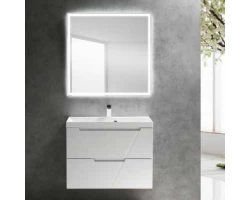 [558943] Тумба под раковину BelBagno Vittoria VITTORIA-800-2C-SO-BO-P 80 см, подвесная, цвет белый матовый (bianco opaco) +32350 ₽