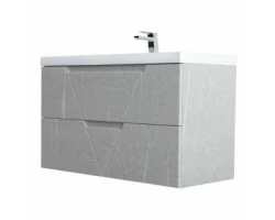 [558947] Тумба под раковину BelBagno Vittoria VITTORIA-800-2C-SO-TB-P 80 см, подвесная, цвет белый торос (toros bianco) +32350 ₽