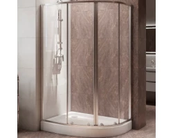 [598987] Душевой уголок BelBagno Due, 120 х 80 см, асимметричная, стекло прозрачное, профиль хром, DUE-RH-2-120/80-C-Cr +22080 ₽