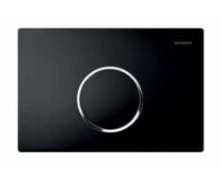 [618901] Клавиша Geberit Sigma Type 10 115.758.KM.1, цвет: черный, хром глянец +15990 ₽