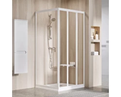 [88265] Неподвижная стенка Ravak APSS-90, профиль белый, витраж перл/транспарент/грейп +17222 ₽