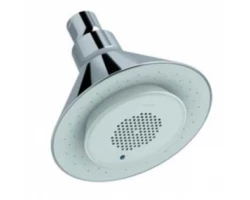 [109715] Верхний душ с беспроводным динамиком Jacob Delafon Moxie 9245D-ZZ-CP,12,7х10,6х12,7 см, 1 режим струи, без держателя +24990 ₽