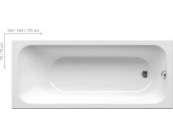 [140349] Акриловая ванна Ravak Chrome, 150 х 70 см, белая, C721000000 +45270 ₽