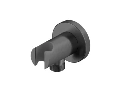 Угловой соединительный элемент с держателем лейки WHITECROSS Y1005GM (оружейная сталь) +5915 ₽