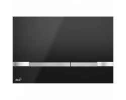 [193680] Клавиша смыва AlcaPlast Stripe, черный +29909 ₽