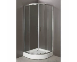 [196566] Душевой уголок BelBagno Uno UNO-R-2-90-Cr, 90 х 90 х 185 см, стекло прозрачное/матовое +24668 ₽