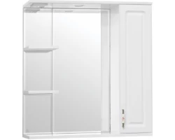 [200682] Зеркало-шкаф Style Line Олеандр-2 75/С ЛС-00000051 Люкс, 75 см, правое, подвесное, белое +9936 ₽
