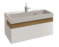 [246381] Тумба под раковину Jacob Delafon Terrace 100 см, EB1187-G1C, подвесная, белый лак +174460 ₽