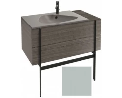 [297651] Тумба под раковину Jacob Delafon Nouvelle Vague 100 EB3031-G92, с выступом, цвет - миндальный глянцевый +197240 ₽