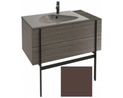 [297690] Тумба под раковину Jacob Delafon Nouvelle Vague 100 EB3031-F32, с выступом, цвет - ледяной коричневый сатин +197240 ₽