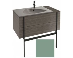 [297703] Тумба под раковину Jacob Delafon Nouvelle Vague 100 EB3031-S54, с выступом, цвет - оливковый сатин +197240 ₽