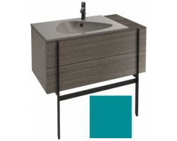 [297734] Тумба под раковину Jacob Delafon Nouvelle Vague 100 EB3031-M57, с выступом, цвет - бирюзовый матовый +197240 ₽