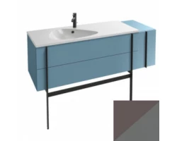 [297786] Тумба под раковину Jacob Delafon Nouvelle Vague 145 EB3038-M65, темно-серый/стальной +243230 ₽