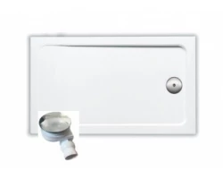 [302443] Поддон Jacob Delafon Flight, 170 x 80 см, с антискользящим покрытием, белый, E62458-F-00 + сифон, диаметр 90 мм, E78161 +51061 ₽