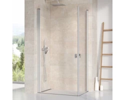 [305788] Душевой уголок Ravak Chrome CRV1+CRV1, 90 x 90 см, профиль сатин, витраж транспарент, 1QV70U01Z1/1QV70U01Z1 +104940 ₽