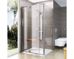 [334439] Душевой уголок Ravak Pivot PDOP2+PPS, 100 х 80 см, профиль сатин, витраж транспарент, 03GA0U00Z1/90G40U00Z1 +81040 ₽