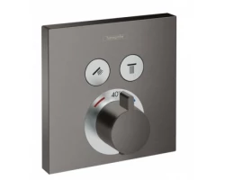 [335539] Смеситель Hansgrohe ShowerSelect для душа, термостатический, черный хром, 15763340 +113340 ₽