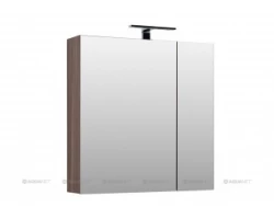 [335805] Зеркальный шкаф Aquanet Нью-Йорк 85см, орех, 00203954 +39210 ₽