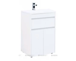 [336182] Тумба под раковину Aquanet Токио 58 00237745 (напольная, 1 ящик, 2 дверцы), цвет белый +23210 ₽