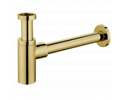 [462407] Сифон для раковины декоративный Omnires, брашированное золото, A186GLB +10500 ₽