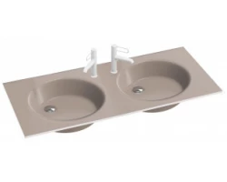 [340044] Стеклянная раковина Jacob Delafon Odeon Rive Gauche EB2560-DE3, 60 см, бронза матовая +112000 ₽