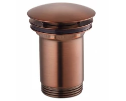 [340071] Донный клапан Omnires A706ORB для раковины, клик-клак, универсальный, состаренная бронза +4154 ₽