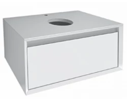 [342261] Тумба под раковину Dreja Insight 80 см, 99.9200, белый глянцевый +39156 ₽