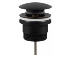 [357134] Донный клапан Clever Leo 60702, универсальный, черный матовый +2370 ₽