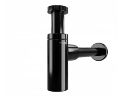 [358282] Сифон для раковины WasserKraft A171, PVD-покрытие черный глянец +10480 ₽