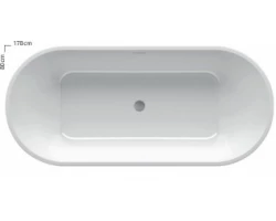 [361650] Акриловая ванна Ravak Solo, 178 х 80 см, белая, XC00100025 +237780 ₽