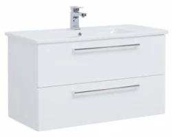 [388155] Тумба под раковину Dreja Gio 77.0105W, 100 см, белый глянец +29904 ₽