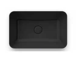[426263] Раковина Kerama Marazzi Plaza 55 x 36 см, накладная, с донным клапаном, черная матовая, PLR.wb.55.BLK.M +20060 ₽