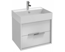 [429495] Тумба под раковину Jacob Delafon Vivienne EB1506-N18-N18, 60 см, корпус белый глянцевый, фасад белый глянцевый, ручки х +41230 ₽
