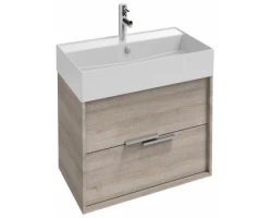 [429499] Тумба под раковину Jacob Delafon Vivienne EB1506-E71-E71, 60 см, корпус серый дуб, фасад серый дуб, ручки хром +55220 ₽