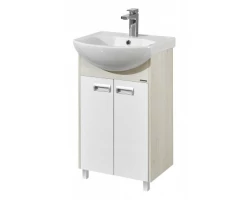 [473327] Тумба под раковину Акватон Бекка PRO 50 см напольная, белый, дуб сомерсет, 1A210801BAC2002BAC20 +6840 ₽