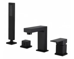 [508643] Смеситель Abber Daheim, на борт ванны, черный матовый, AF8213B +31500 ₽