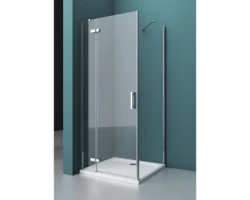 [515503] Душевой уголок BelBagno Kraft, 100 х 80 х 195 см, стекло прозрачное, профиль хром, KRAFT-AH-22-100/80-C-Cr-L +50710 ₽
