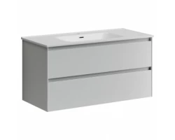 [550203] Тумба под раковину Sancos Cento 100, подвесная, белый глянец, CN100W +28900 ₽