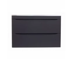 [558211] Тумба под раковину Style Line El Fante Бергамо мини 80 Люкс антискрейтч Plus, 80 см, подвесная, черный, СС-00002324 +18792 ₽