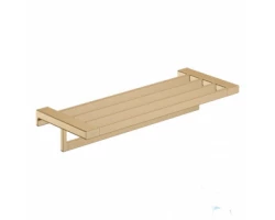 [564607] Полка с полотенцедержателем Hansgrohe AddStoris 60 см, шлифованная бронза, 41751140 +29200 ₽