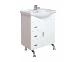 [586651] Тумба под раковину Onika Луна 60.106, белая, 106005 +7490 ₽