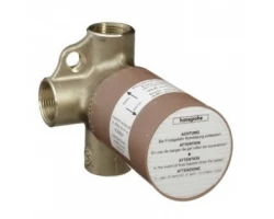 [81766] Запорный и переключающий вентиль Hansgrohe Trio Stop 15981180 скрытая часть, на два потребителя +21440 ₽