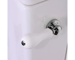 [630745] Бачок подвесной Kerasan Retro для низкой трубы унитаза 1011/1010, с боковым отверстием для ручки, (без трубы и механизм +18540 ₽