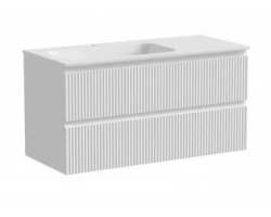 [641149] Тумба под раковину Sancos Snob R 100 см подвесная, левая, Bianco, SNR100LW +26700 ₽