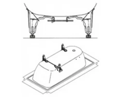 [91269] Ножки Kaldewei универсальные мод. 5030, 5814.7000.0000 +3659 ₽