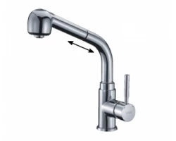 [146626] Смеситель WasserKRAFT  4166 для кухни с выдвижным изливом, хром +34318 ₽