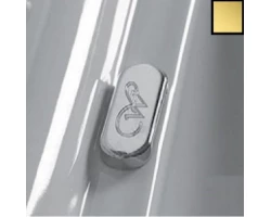 [149757] Заглушка для перелива Kerasan Waldorf 811391oro, цвет золото +3599 ₽