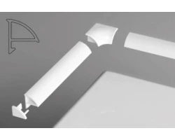 [187660] Комплект декоративных планок Ravak, для уплотнения зазора до 6 мм (планки 110 см и 200 см, 2 боковые заглушки, 2 угловы +1501 ₽