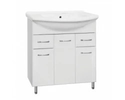 [201485] Тумба под раковину Style Line Эко Стандарт №26 75 ЛС-00000107, 75 см, напольная, белая +12374 ₽