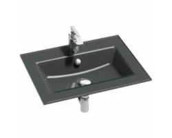 [284696] Раковина стеклянная Jacob Delafon Vox EB2103-DD1, 100 х 46 см, левая, белая глянцевая +9020 ₽